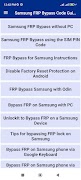 Samsung FRP Bypass Code Guide Cartaz