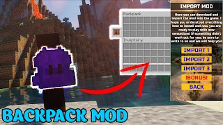 Backpack Mod For Minecaft PE スクリーンショット 5