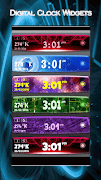 Digital Clock Widgets اسکرین شاٹ 2