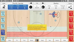 Basketball Stat Tracker Live syot layar 7