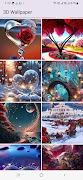 برنامه‌نما 3D Wallpaper عکس از صفحه
