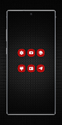 برنامه‌نما Material Red Flat Icon Pack عکس از صفحه