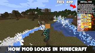 Demon Slayer Mod for Minecraft تصوير الشاشة 7
