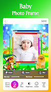 Baby Photo Frame Editor 截图 1