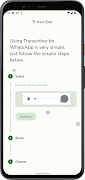 Transcriber for WhatsApp ภาพหน้าจอ 2
