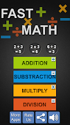 پوستر Fast Math with Tables