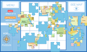 World Map Puzzle screenshot 3