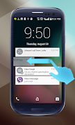 Pirulito Lockscreen Android L imagem de tela 3