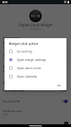 Digital Clock Widget اسکرین شاٹ 5