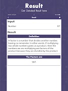 Factor Calculator 截圖 5