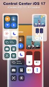 برنامه‌نما Control Center iOS 17 عکس از صفحه