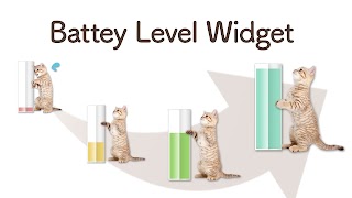Cat Battery widget syot layar 1