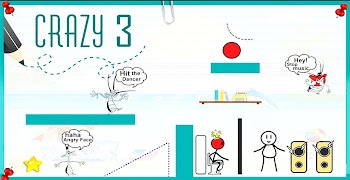 Stickman vs Crazy Three اسکرین شاٹ 2