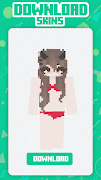 Beach Girls Minecraft poster