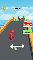 Color Rush Colored 3D Man Run screenshot 2