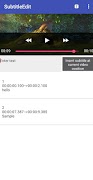 SubEdit - Edit, create, synchronize subtitles capture d'écran 5