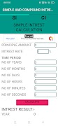 SIMPLE & COMPOUND INTREST ภาพหน้าจอ 1