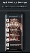Back Workout Exercises plakat