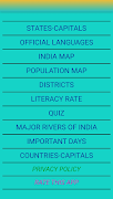 India Map & Capitals Screenshot 1