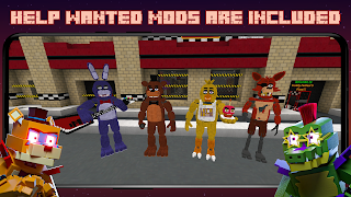 FNAF Breach Mods for Minecraft اسکرین شاٹ 3