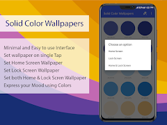 برنامه‌نما Solid Color Wallpapers عکس از صفحه