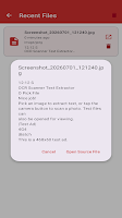 OCR Scanner Text Extractor screenshot 1