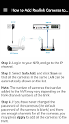 برنامه‌نما Reolink Camera Setup Guide عکس از صفحه