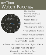 myTime Watch Face Lite screenshot 1