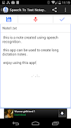 Speech To Text Notepad Ekran Görüntüsü 5