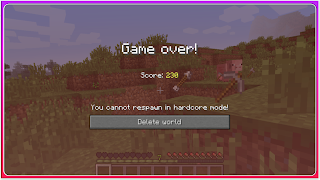 Hardcore Mode Minecraft PE screenshot 2