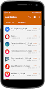 App backup & restore - Apk backup تصوير الشاشة 2