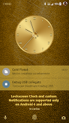 Gold Plated Theme for Xperia اسکرین شاٹ 2
