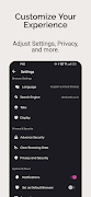 5 Schermata Dark Web Browser: Secure