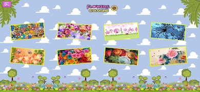 Flowers Coloring screenshot 2