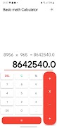 Basic Math Calculator ภาพหน้าจอ 1