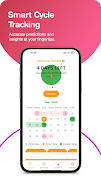 HerSync - Period Cycle Tracker स्क्रीनशॉट 1