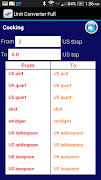 برنامه‌نما Unit Converter Full عکس از صفحه