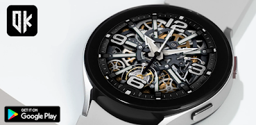 Skeleton Watch Face Plakat