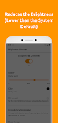 برنامه‌نما Brightness Dimmer عکس از صفحه