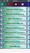 Sim Puk Code screenshot 1