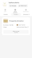 3 Schermata Sadhana Works App