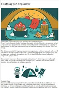 Camping Tutorial постер