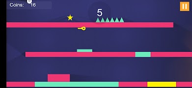 Swipe Ball - Dash Platforms स्क्रीनशॉट 1