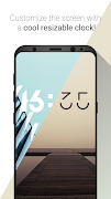 Seven Time - Resizable Clock スクリーンショット 1