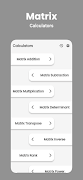 Matrix Calculator syot layar 1