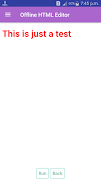 Offline HTML Editor screenshot 1