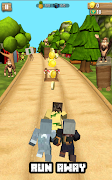 Craft Jungle Runner: 3D Game screenshot 2