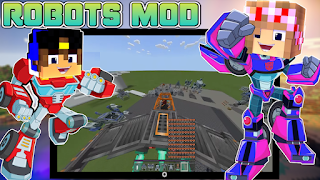 برنامه‌نما Robots craft mod عکس از صفحه