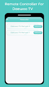 Remote Controller Daewoo TV Screenshot 2