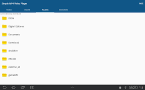 برنامه‌نما Simple MP4 Video Player عکس از صفحه